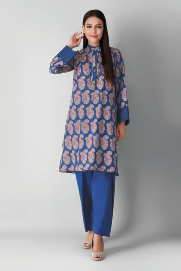 Jc21402 Blue Khaadi Winter 2021